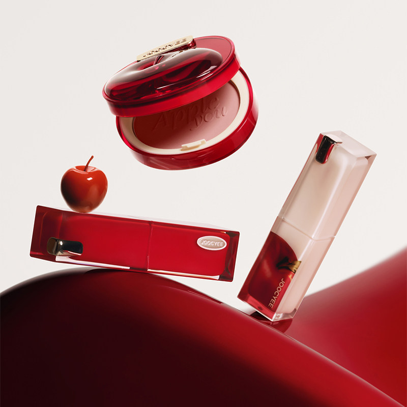 (Milk Wash exclusive) Joochee Fermented Christmas Limited Apple Hearts Honey Pink Blush Full Face Makeup ZB-Taobao