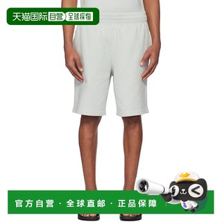 1 hour refundable, trendy luxury burberry men's gray daisy logo shorts 810244