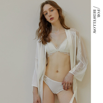 Real Silk Underwear Pants Suit Lace Triangle Cup Bra Without Mark back forbeeflow Official Summer Women