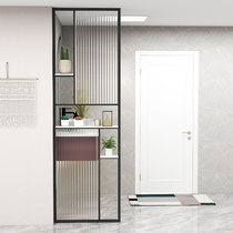 Nordic screen washbasin partition modern minimalist entry porch decoration Changhong glass dining living room partition