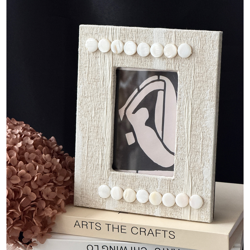 Original Wabi-Sabi Style French Photo Frame, Vintage Retro Art Photo Frame, Desktop Display, High-End Creative Book Decoration