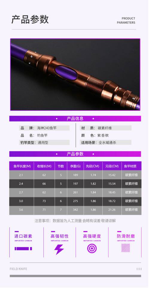 Море удочкой 金鳞渔精品海竿海杆抛竿实心套装全套远投竿超硬海钓鱼竿甩杆渔具