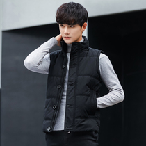 Official website flagship store down vest men autumn and winter winter horse clip warm cotton vest sleeveless down jacket jacket men