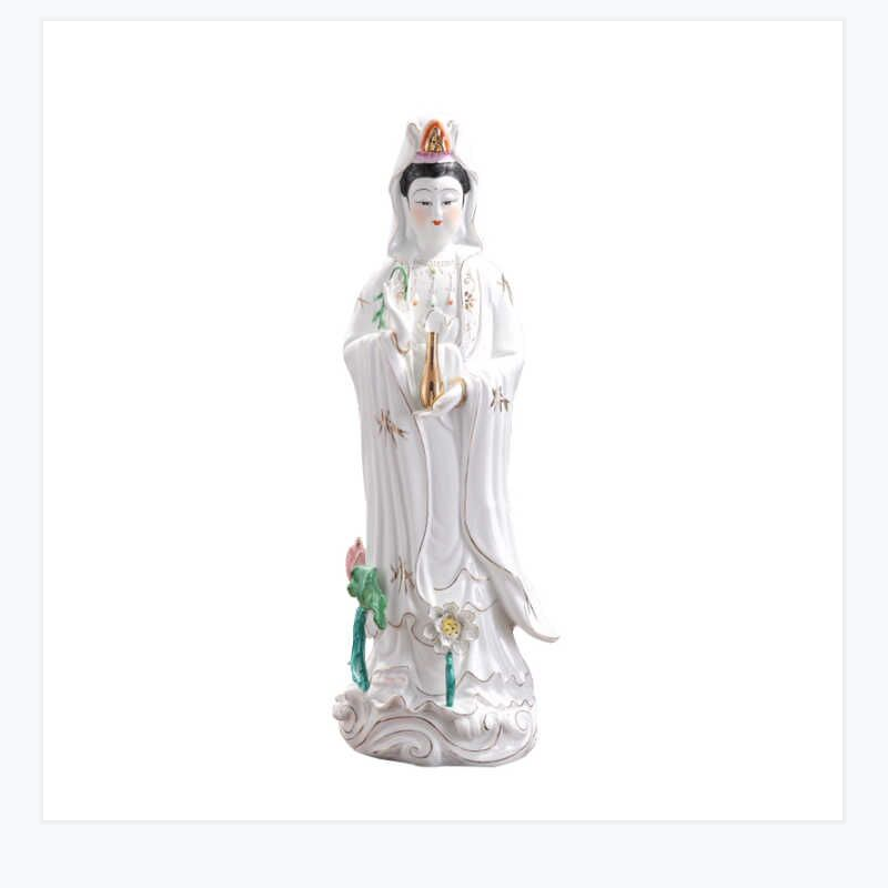 Medallion of pottery and porcelain of the south China sea guanyin bodhisattva sound bodhisattva guanyin Buddha its ceramic furnishing articles