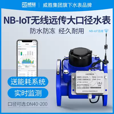 Intelligent large-caliber water meter Prepaid remote water meter industrial plant wireless remote meter reading Weisheng Weiming water meter