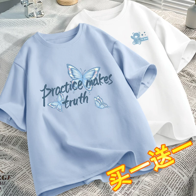 Коротко рукавная футболка, женская летняя одежда 2026 новый Dopamine wear футболка женская летняя топ дизайн нишевая одежда