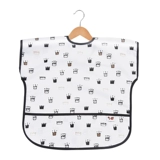 Детский водонепроницаемый большой нагрудник для еды, с карманом, анти-грязь