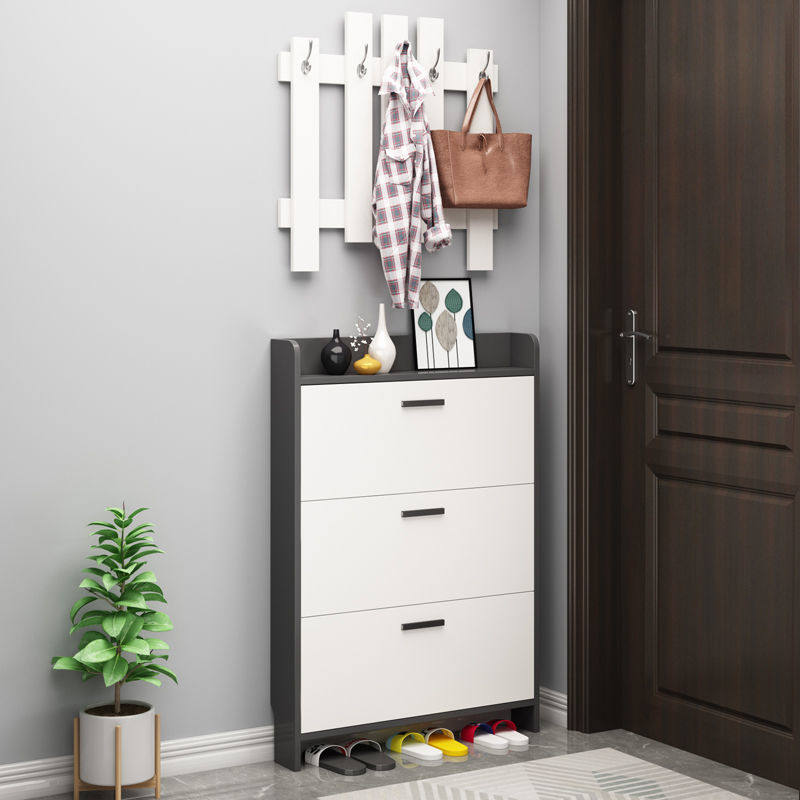 Household entrance large-capacity ultra-thin dump cabinet economical 13cm porch cabinet modern extremely narrow light luxury simple shoe cabinet