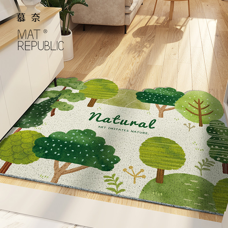 Entry door mats, ins door mats, foot mats, PVC can be cut for household entry, non-slip dust removal mats