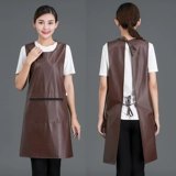 Фартук для работы, водонепроницаемый кофейный чай с молоком, цветочный магазин для маникюра, делается под заказ, с печатью вашего логотипа