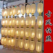 Ancient Wind Photo Lantern Props Ancient Fashion TV Series Shooting Lantern Wall Hanging Advertisement Print Character Internet Red Folk Juku Decoration