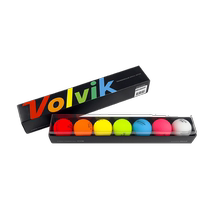 Volvik Warwick Golf VIVID Classic Seven colourful balls triple matt 7 grain golf gift box