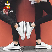 Mexican稻草人127D1201情侣款小白鞋 板鞋