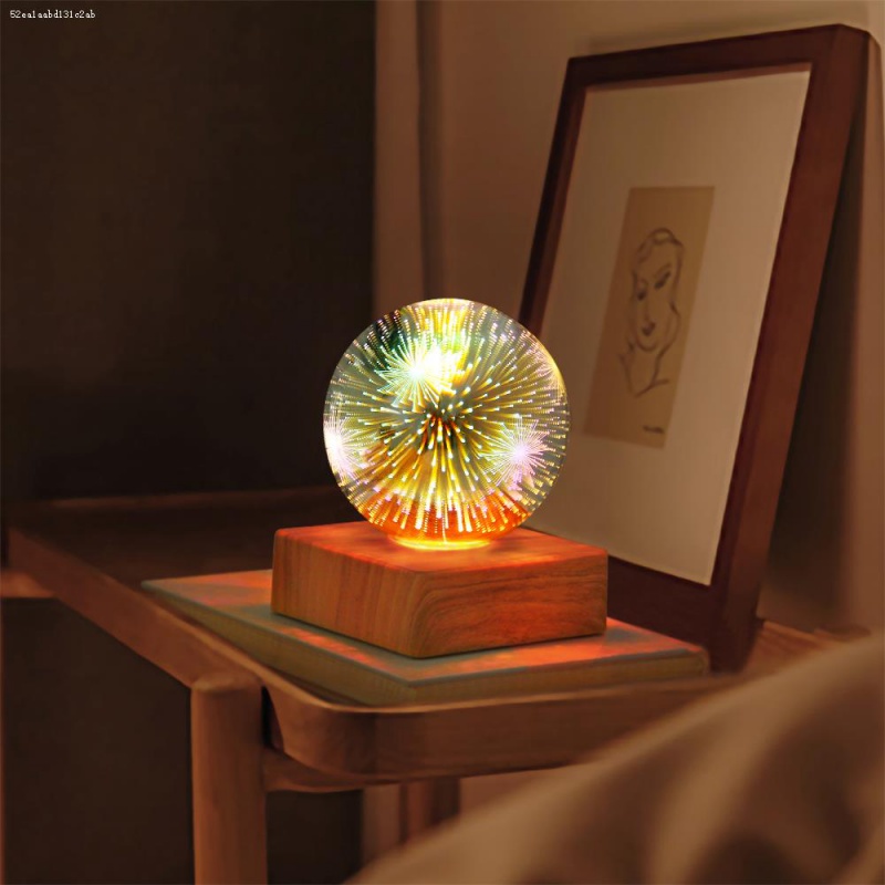 Starry night light Girl heart creative dream romantic bedroom bed head sleep net red atmosphere LED table lamp