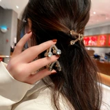 Новый геометрический треугольник маленький Grab Женский женский датчик с датчиком сзади сзади задний задняя часть волос на лоб зажима