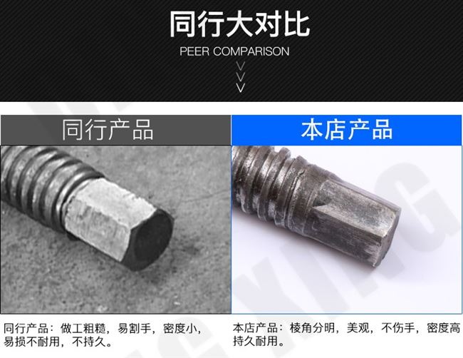 Vặn vít hàn dây tóc trò chơi ghép hình kẹp vít với vít thanh ren vuông Chốt với đai ốc Thanh vít hình thang - Chốt
