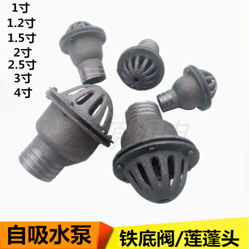 1 inch 2 5 inch 3 inch 4 inch thickened cast iron bottom valve petrol diesel engine diesel pump filter round dragon cage head