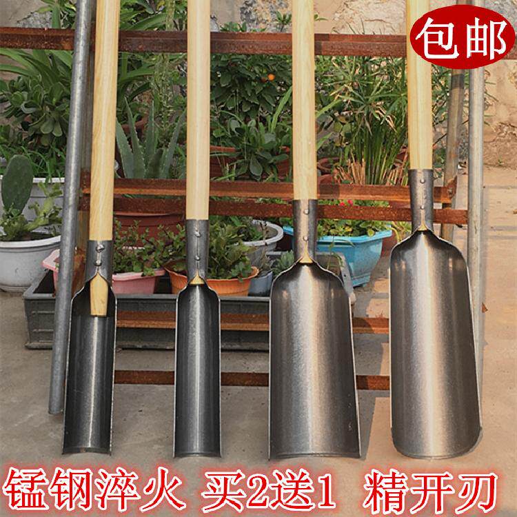  Luoyang shovel head probe shovel round shovel Agricultural manganese steel digging shovel soil extractor Prohibited archaeological prospectors