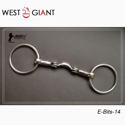 Giant British supplies bit iron half-moon mouth harness o-type horse bit mouth high-quality western equestrian stainless steel