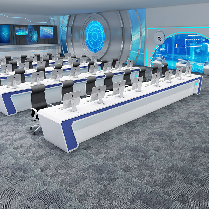 Command center monitoring room control dispatching console console monitoring console central control baking paint customization arc computer customization - Taobao
