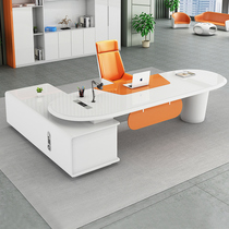 Desk Baking Varnish Boss Table Presidents Table Minimis Modern Light Extravagant Single Sub Manager Table Large Class Table Table And Chairs Combination