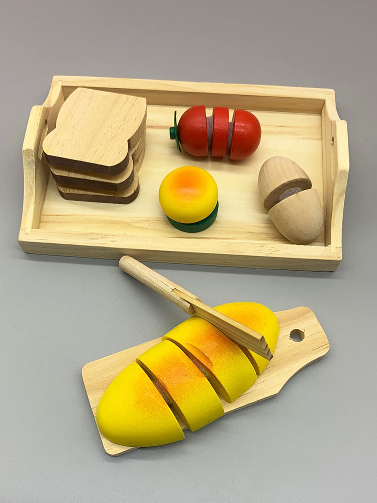 Children's Wooden Fruits and Vegetables Chichele Toys Wooden Chichele Toys