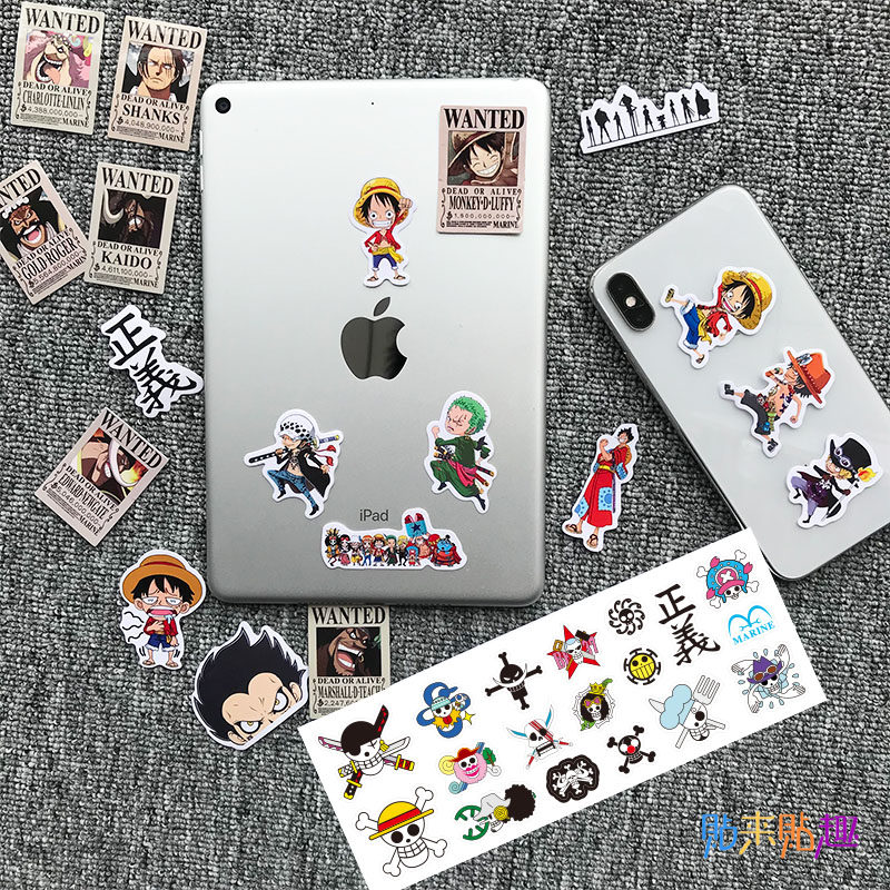 39 pieces into Japanese anime Ruff mobile phone tablet stickers cute notebook hand account water cup small stickers waterproof