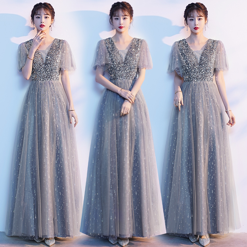 Choir Performance Dress for Women, Long Skirt, Fairy-Like, College Student Poetry Recitation, Slimming Dress, Singing Red-Song Costume, Long Style Choir Performance Dress for Women, Long Skirt, Fairy-Like, College Student Poetry Recitation, Slimming Dress, Singing Red-Song Costume, Long Style