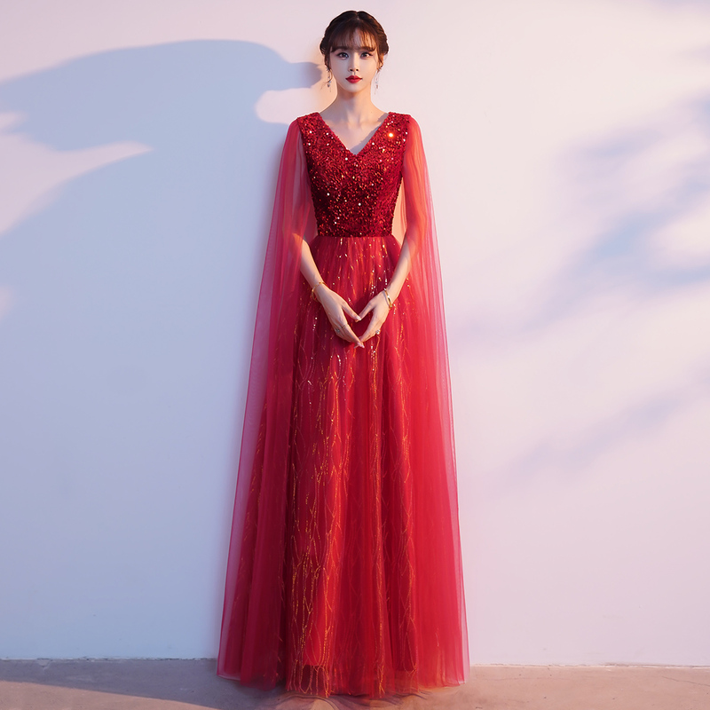 Choir Performance Dress for Women, New Style Choir Gown, Competition Conductor Outfit, Elegant, Modern, Ethereal, Long Style