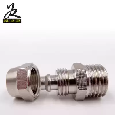 Pneumatic accessories Trachea quick screw connector Threaded straight-through quick connector PC8 points 02g1 2 3 4 turn 6 8mm10