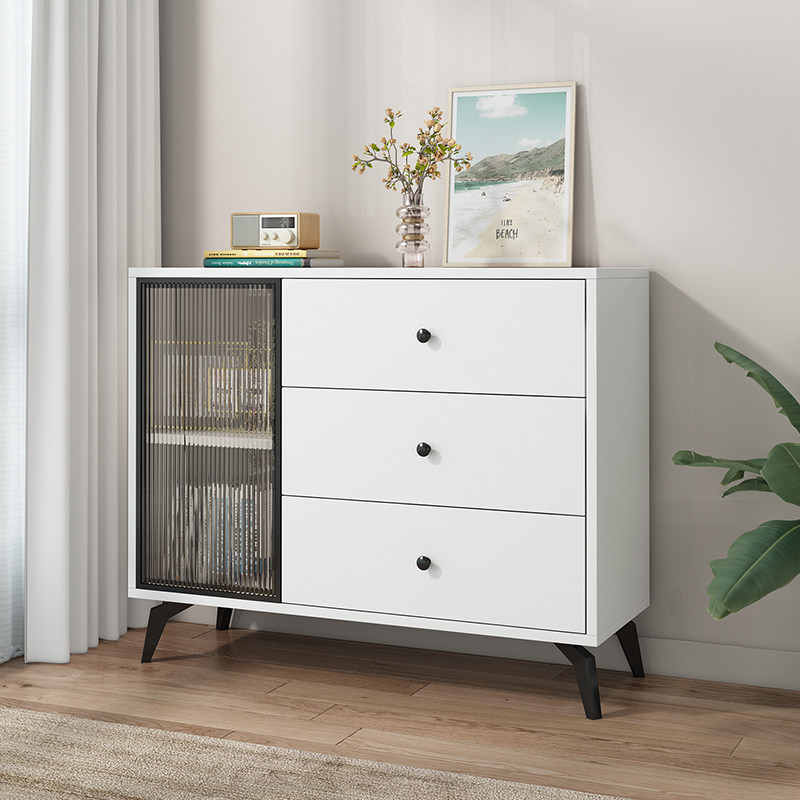 Nordic drawer storage cabinet simple entrance cabinet modern minimalist bedroom storage with drawers living room partition cabinet low cabinet