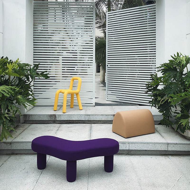 Designer Creative Triangle Clothing Store Benches Test Bench Living-room Nordic Sofa Stool Bench room for changing shoes stool