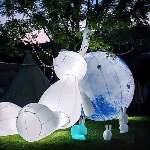 Надувная дорожная луна, кролик из ПВХ