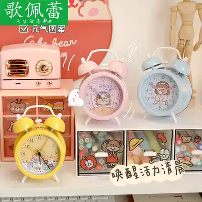 Alarm clock students with children's special cartoon bedside clock girl girl girl princess cute bedroom clock 2021 New