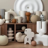 Устраните утечку!Французская керамическая ваза, светлая роскошная высококачественная маленькая цветочная композиция в стиле ретро, ​​американская роза, украшения для гостиной, белая