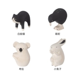 Японская импортная деревянная ручка с животными, кролик, альпака, «сделай сам», кот