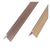 Dianjuege aluminum alloy wall panel I-line closing strip wood veneer edge strip 12mm inner corner and positive corner decorative strip