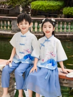 Детский костюм для раннего возраста, ханьфу, китайский стиль