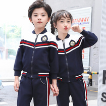 Kindergarten garden clothes spring and autumn suits childrens class clothes sportswear primary school uniforms cotton teacher clothes two-piece set