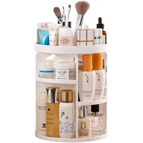 Rotating cosmetics storage box dressing table female skin
