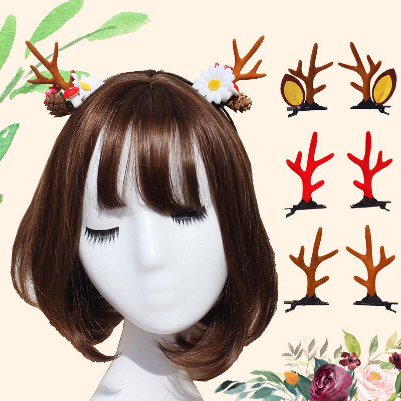 Morison deer antler hair clip headband and Halloween Christmas