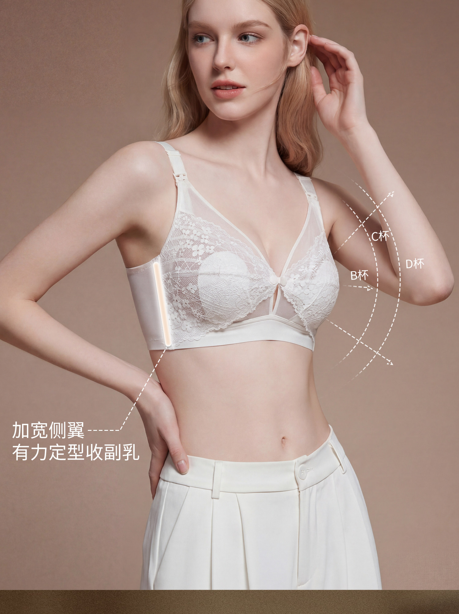哺乳内衣夏季薄款产后喂奶专用防下垂前开扣文胸超薄透气孕妇胸罩 — 12