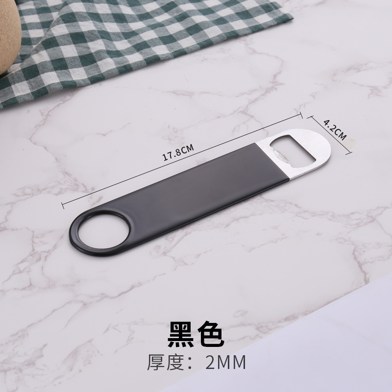 Ordinary Bottle Opener BlackPress type automatic Bottle opener   stainless steel Wine opener bar KTV Beer Screwdriver Bottle opener Open the cover Customizable