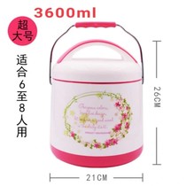 Extra-large Capacity Insulated Bottle Ty Soup Ladle Lunchbox Stainless Steel Liner 2 Layers Meal Kit Students Office Meals