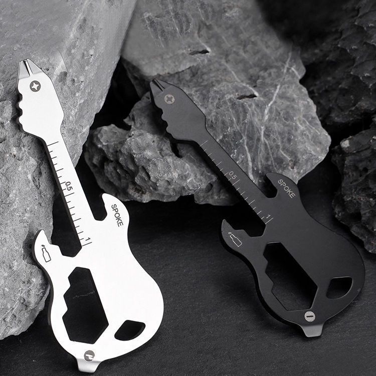 Edc Multifunctional Combination Multi-Purpose Tool Convenient Keychain Outdoor Portable Pendant Key Ring Bottle Opener Creative