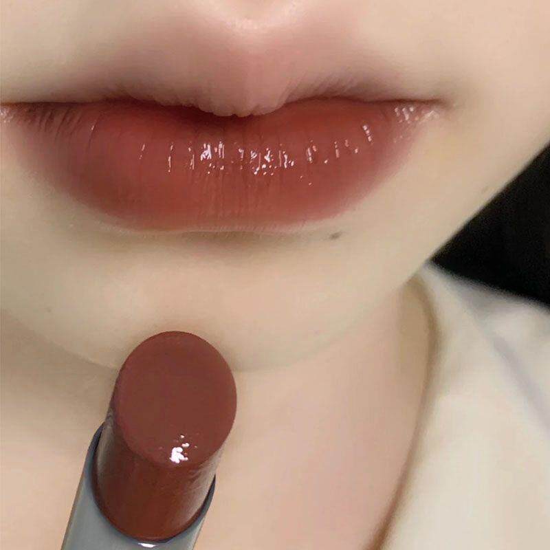 Meat Expensive Milk Tea Beauty Pendant ~ Solid Water Light Mirror Mouth Red Nourishing Lip Balm WHITE CLEAR PURE DESIRE STUDENTS Daughters-Taobao