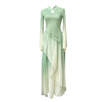 Ancient Qihuang classical dance costumes for women gauze clothes elegant practice clothes cheongsam tops Chinese dance performance clothes sets