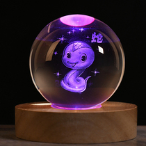 12 zodiac creative crystal ball to send classmates children girlfriends girls birthday gifts student gifts bedroom ornaments