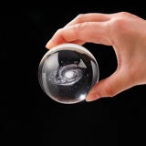 Стеклянная луна на солнечной энергии, 60mm, 3D, облако, подарок на день рождения