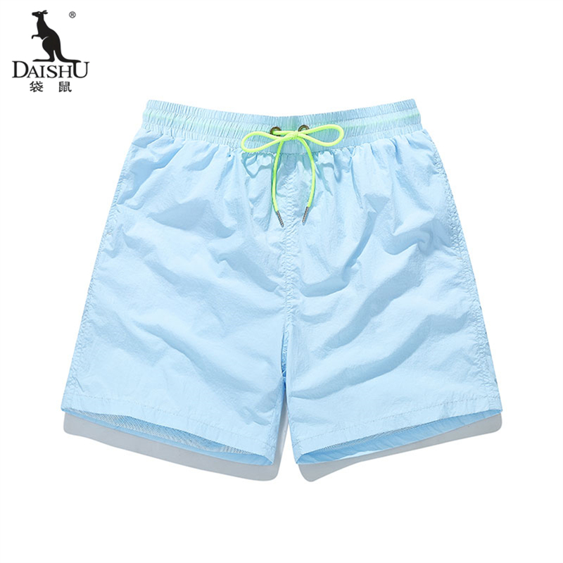 Kangaroo Outdoor Quick-Drying Beach Pants for Men and Women, Summer Loose Casual Sports Shorts, Trendy Brand Five-Point Shorts, Swimming Trunks